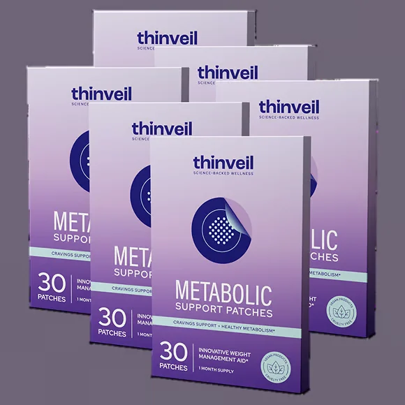 Bundle of Thinveil Metabolic Support Patches boxes
